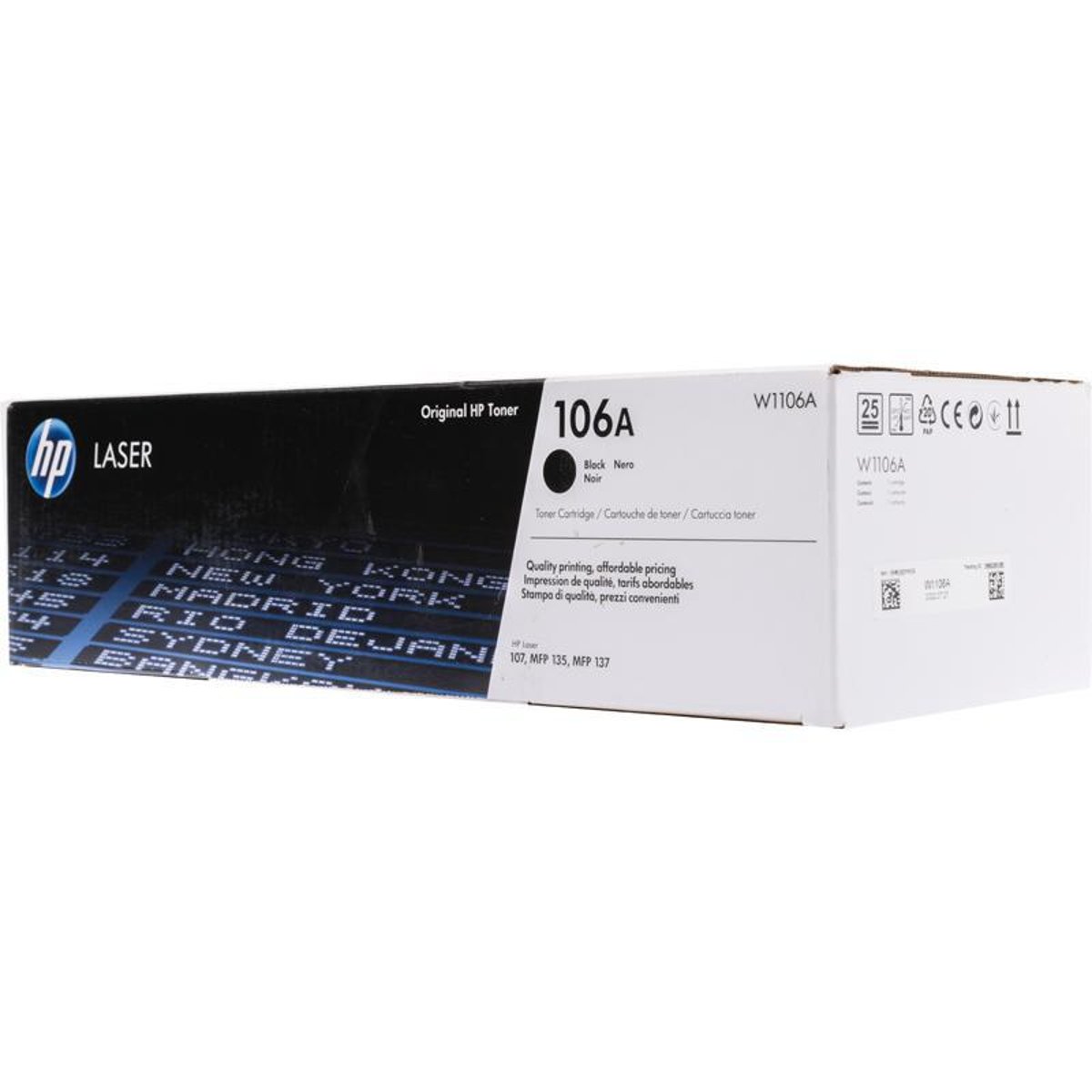 HP Toner Original Black 106A/W1106A LASER 137/107/MFP135
