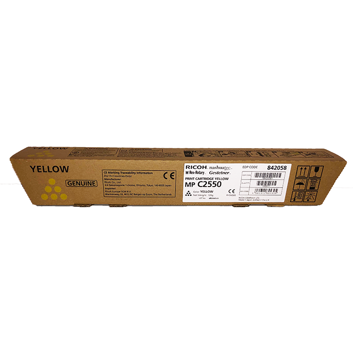Ricoh Toner Original Yellow MPC-2550 C2050/C2550/2551
