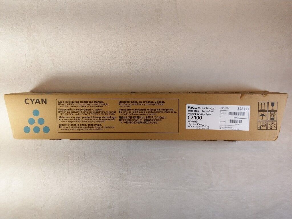 Ricoh Toner Original Cyan C7100 828333