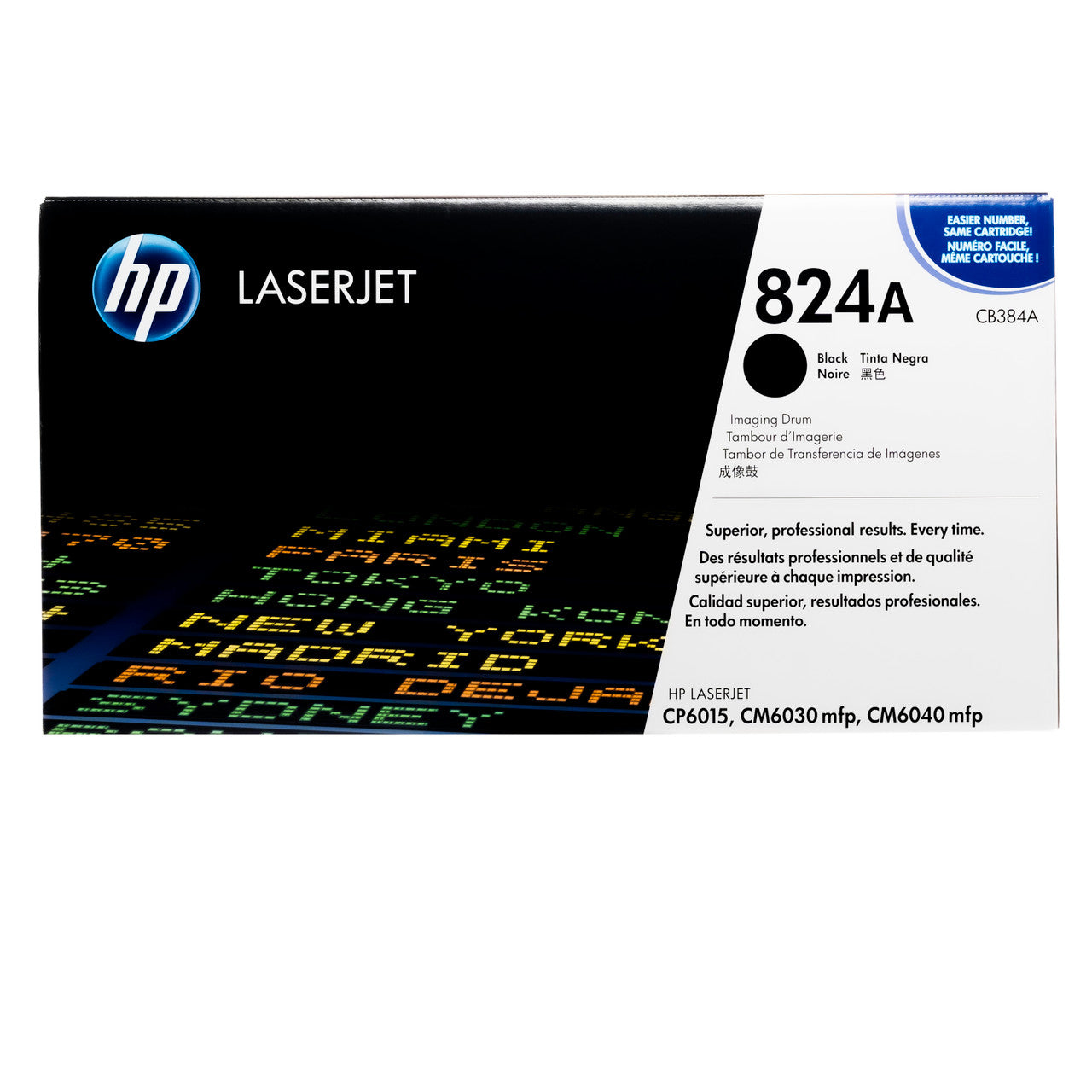 وحدة طبلة HP الأصلية باللون الأسود 824A/CB384A