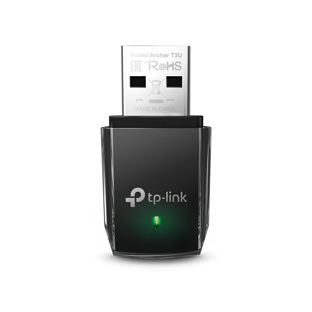 محول USB Wi-Fi ثنائي النطاق من TP-Link Archer T3U AC1300 Mini