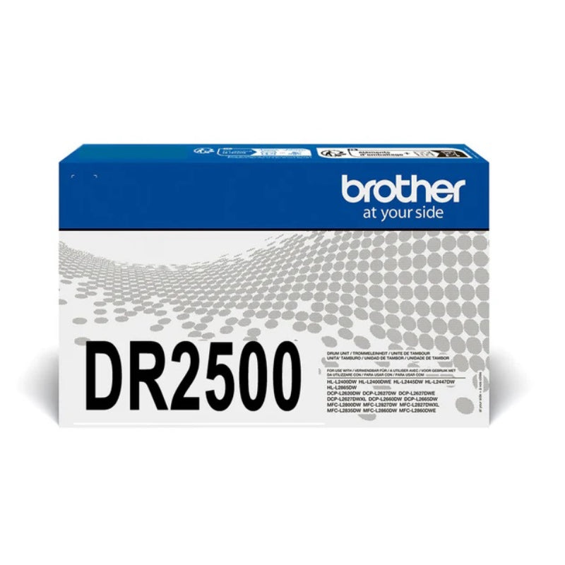 Brother Drum Unit original DR-2500 for HL-L2400D/HL-L2460DN, HL-L2461DW/DCP-L2600D/L2640/L2625/MFC/L2805/L2885/L2715