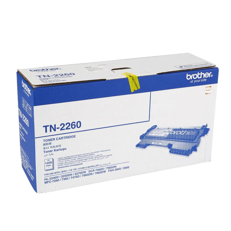 Brother Toner Original Black TN-2260 HL-2240D/2250DN/2270DW/DCP-7060D/7065DN/MFC-7290/7360/7470D/7860DN/7860DW/FAX-2840/2950 - S-Tech
