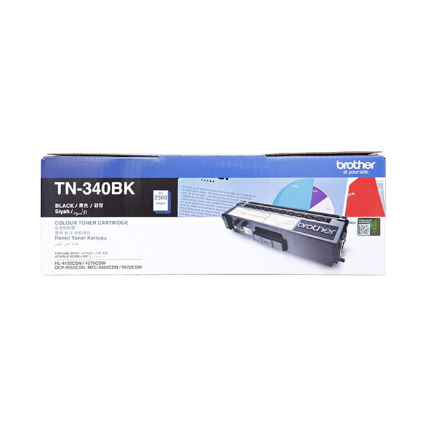 Brother Toner Original Black TN-340 HL-4150CDN/4570 CDW/DCP-9055CDN - S-Tech