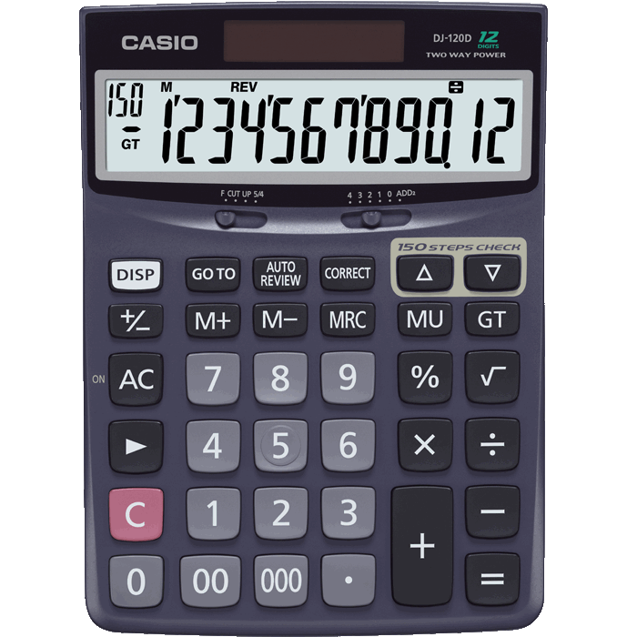 Casio CALCULATOR DJ-120D - S-Tech