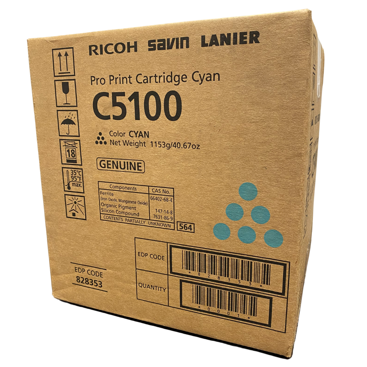 Ricoh Toner Original Cyan C5100