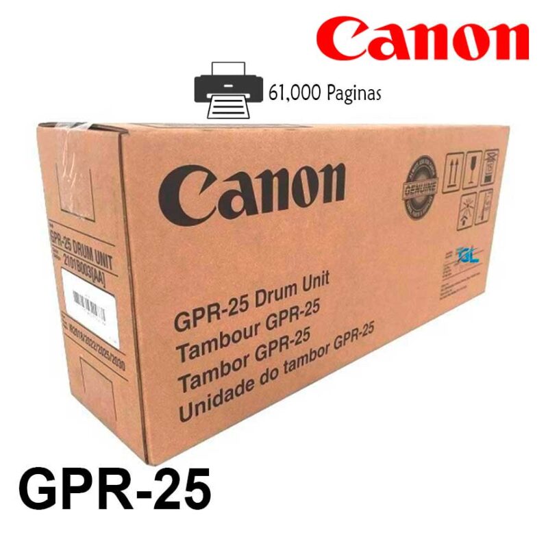 وحدة طبلة Canon الأصلية باللون الأسود GPR-25/C-EXV-23 IR-2018/2022/2025/2030