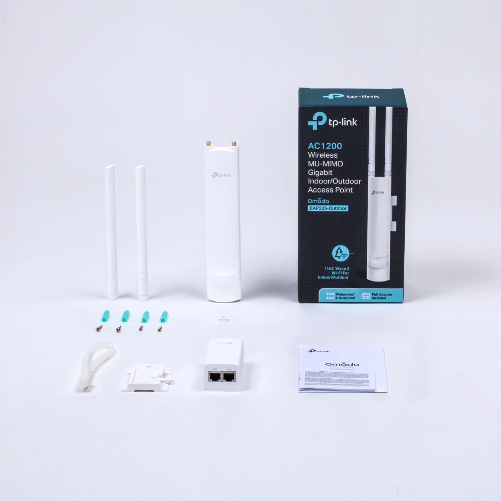 نقطة وصول واي فاي ثنائية النطاق داخلية/خارجية EAP225-Outdoor AC1200 من TP-Link