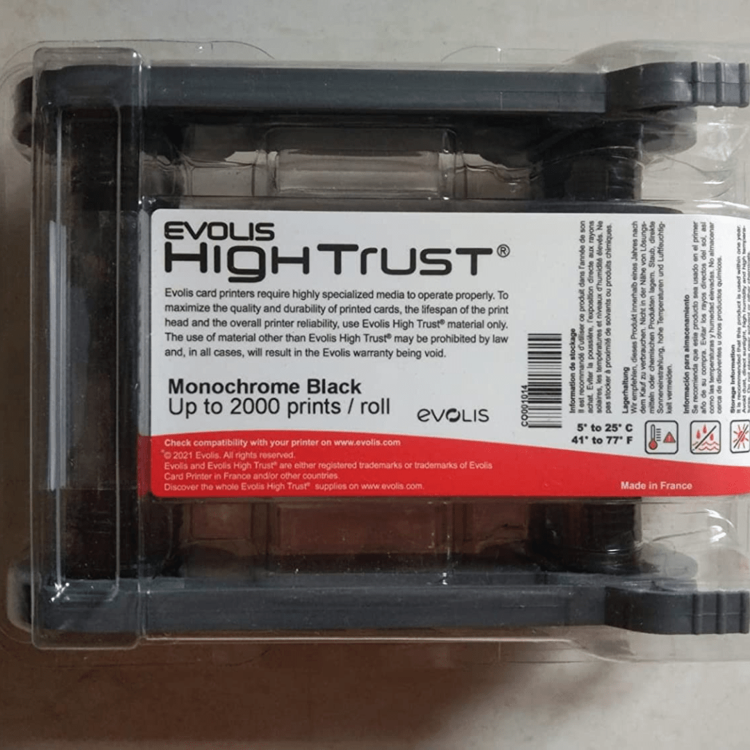 EVOLIS PRIMACY 2 شريط أصلي أسود (2000 طباعة)
