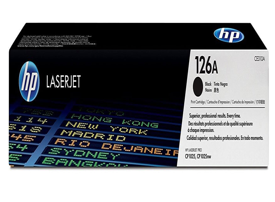 HP Toner Original 126A/CE310A Black CP1025