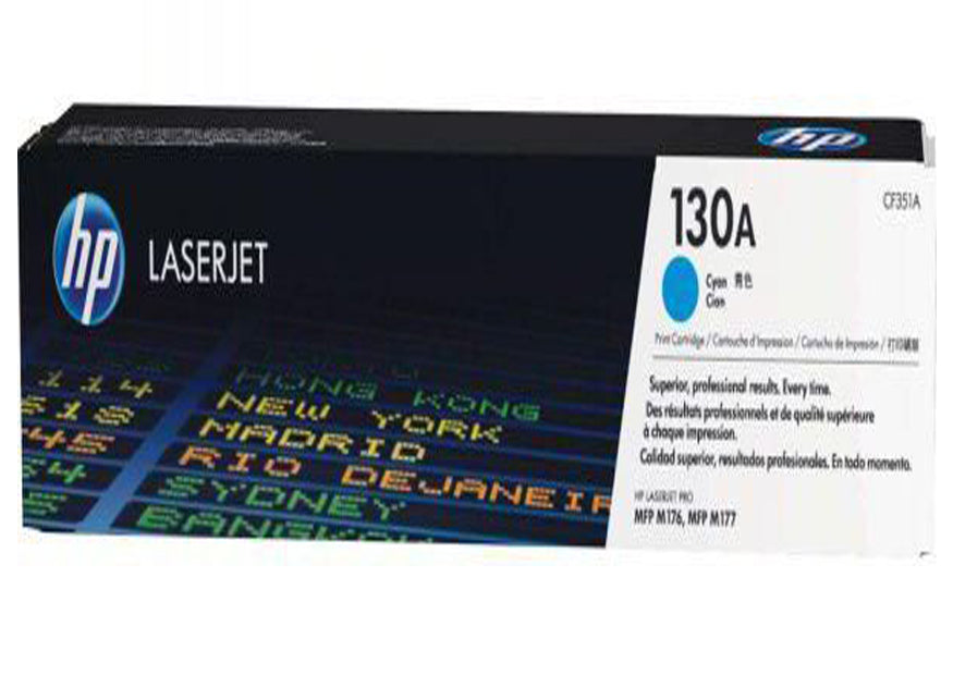 HP Toner Original 130A/CF351A Cyan M176/M177FW