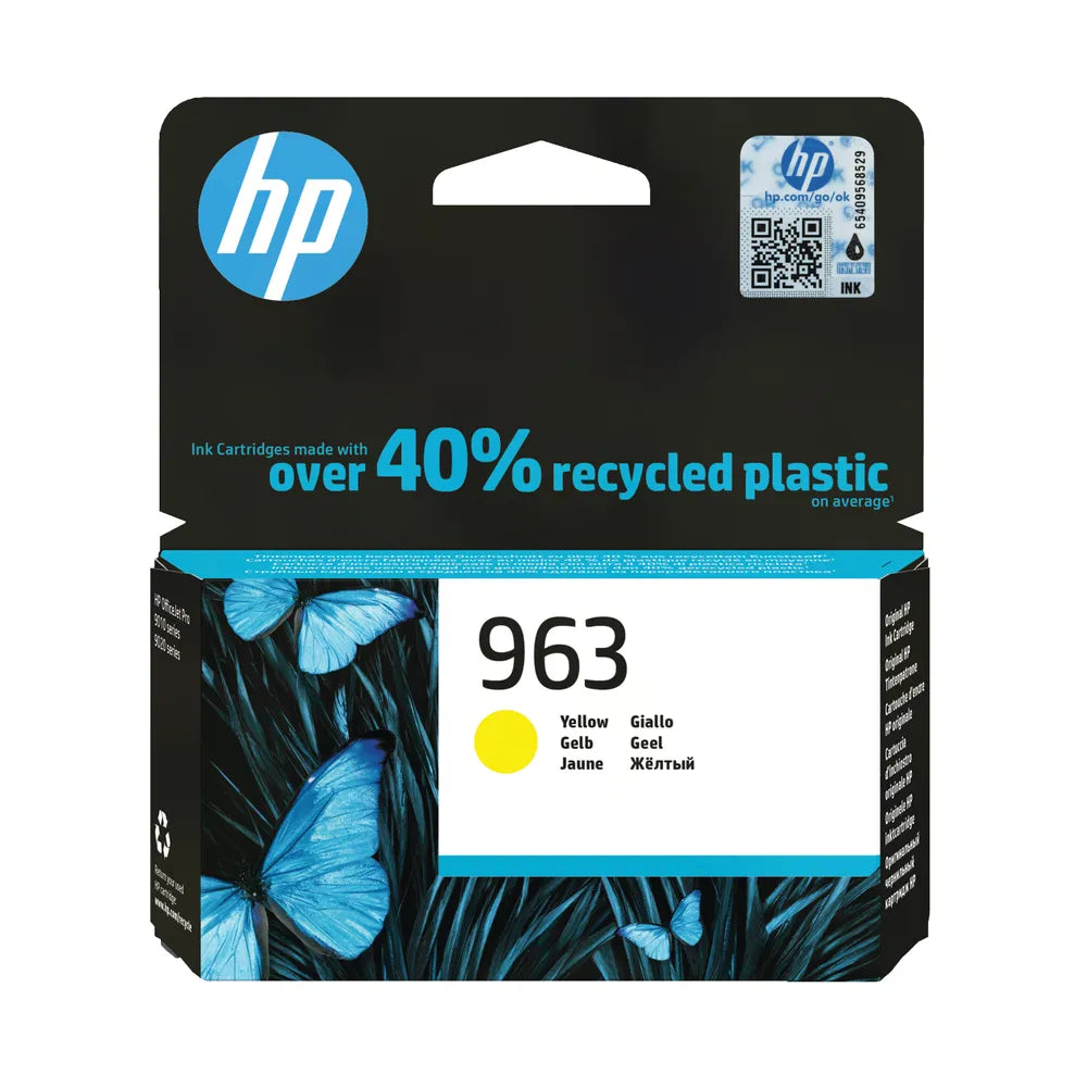 HP Ink Original Yellow 963/3JA25AE OFFICE JET PRO 9010