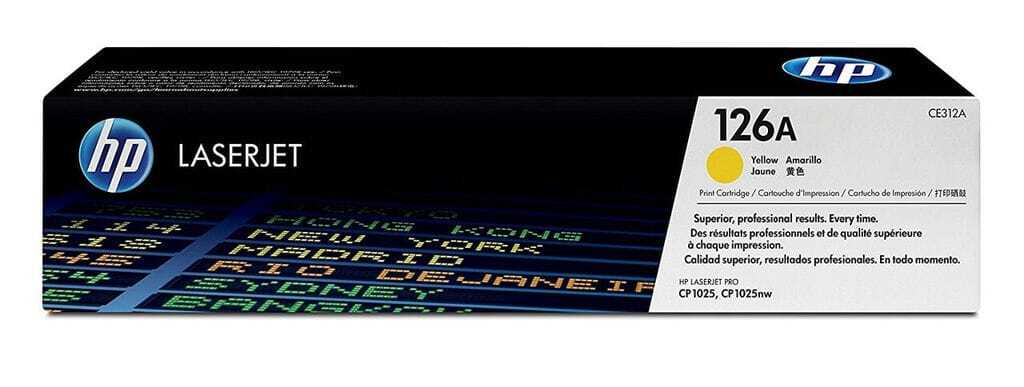 HP Toner Original 126A/CE312A Yellow CP1025