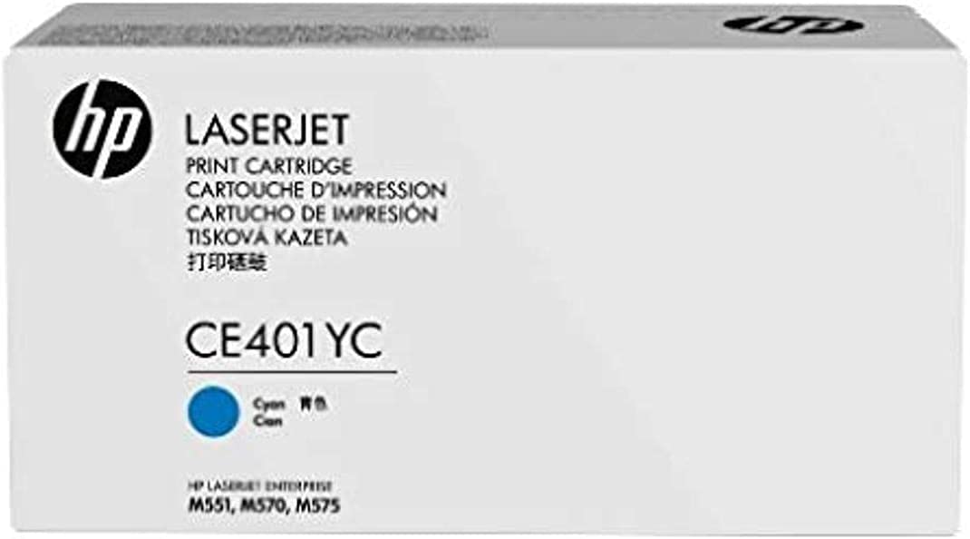 حبر HP أصلي CYAN 507YC/CE401YC صندوق أبيض