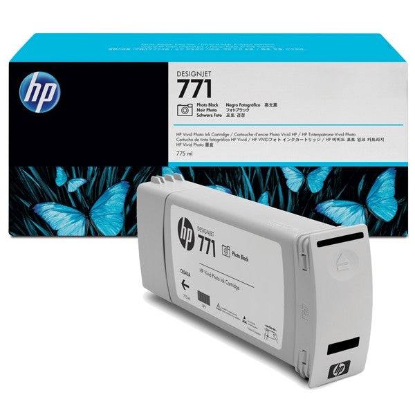 حبر HP الأصلي للصور باللون الأسود 771C/B6Y13A Z6200/ 775ML