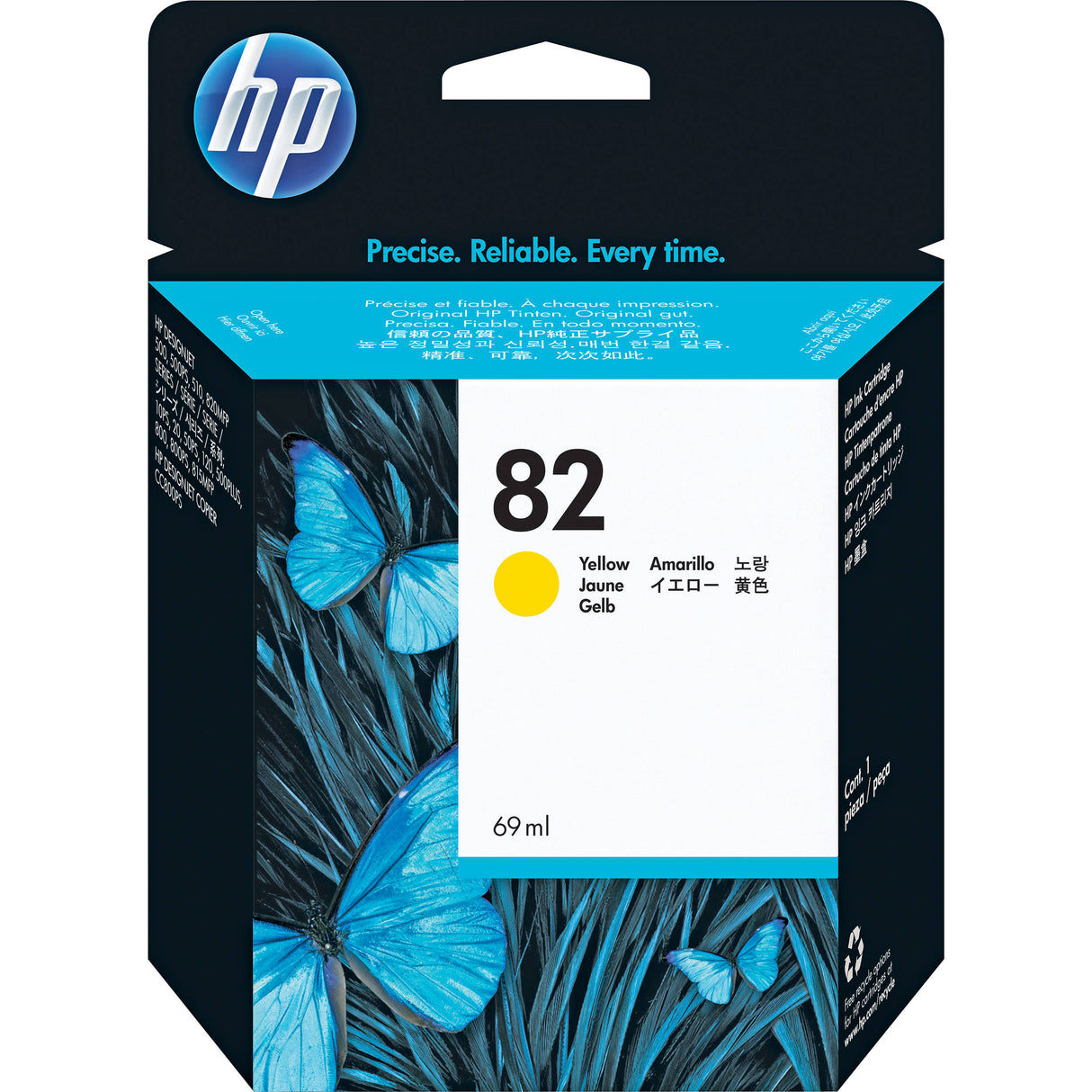 HP Ink Original Yellow 82/4913A 69ML