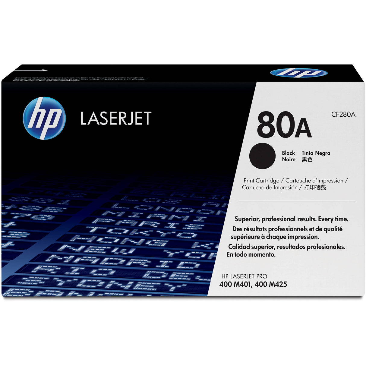HP Toner Original Black 80A/CF280A LJ-PRO/400/M401/M425