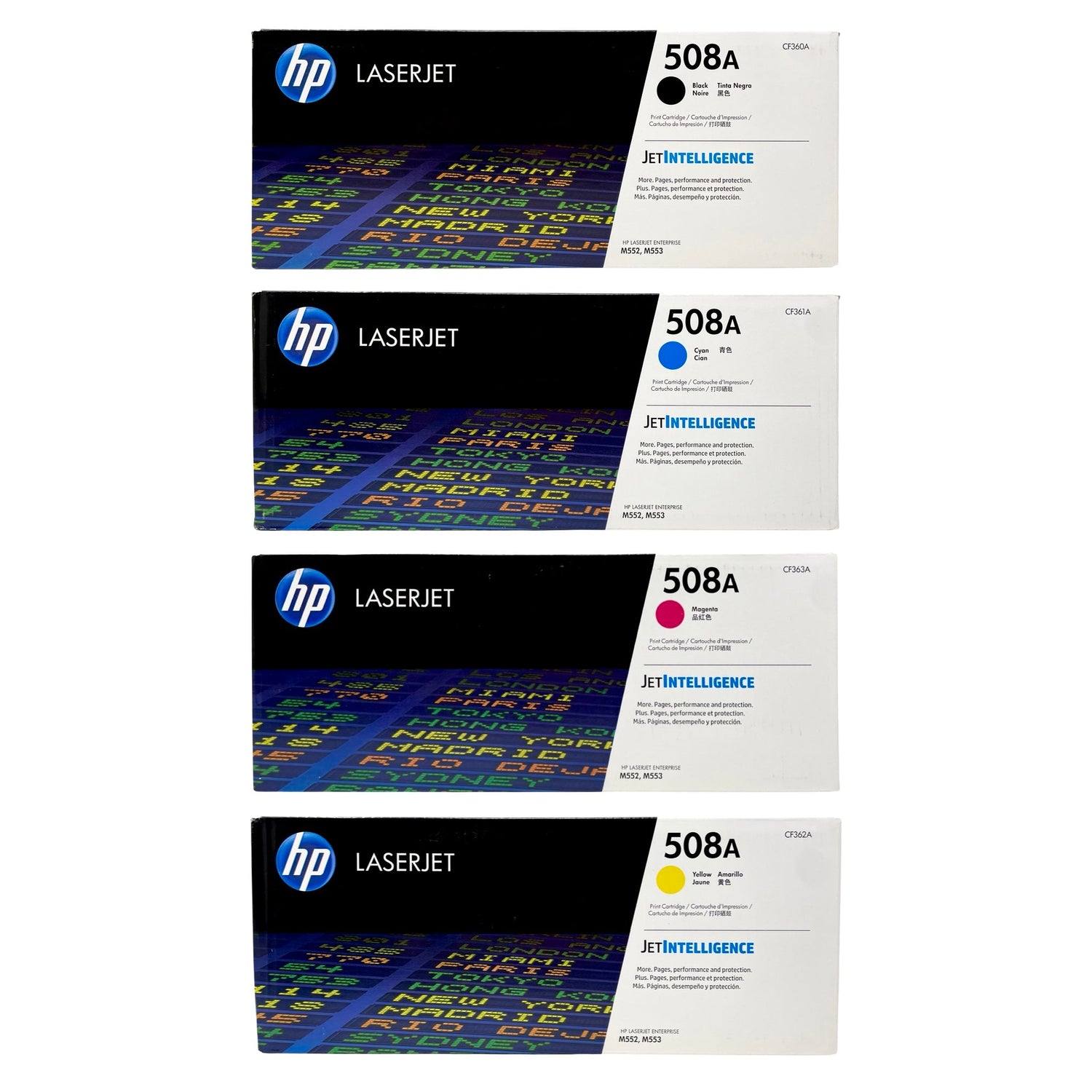 HP Toner S-TECH Multipack 508A (CF360A CF361A CF362A CF363A) M553