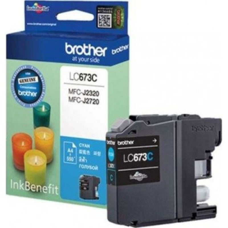 Brother Ink Original Cyan LC-673