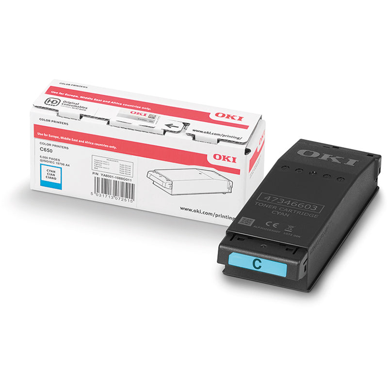 Oki Toner Original Cyan c650 - S-Tech
