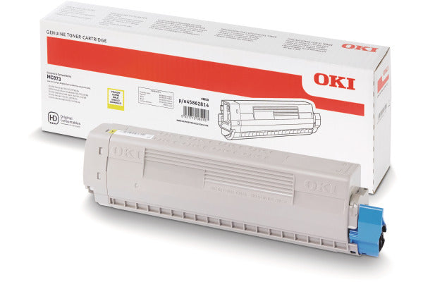 Oki Toner Original Yellow 45862845 MC873-10K-NEU