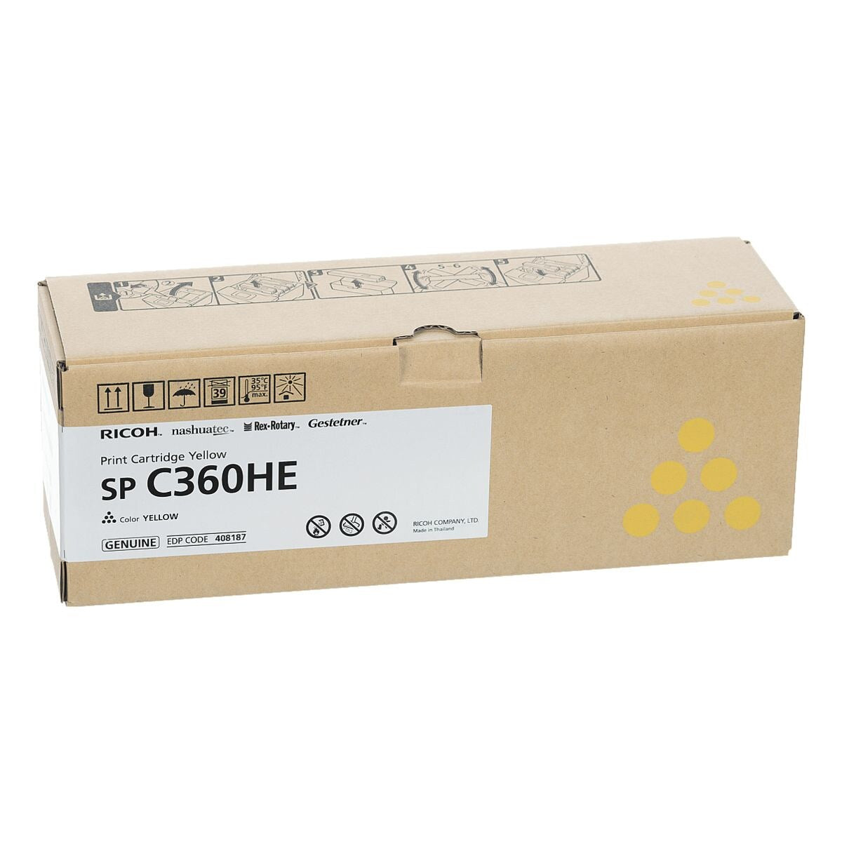 Ricoh Toner Original Yellow C360HE C360DNW