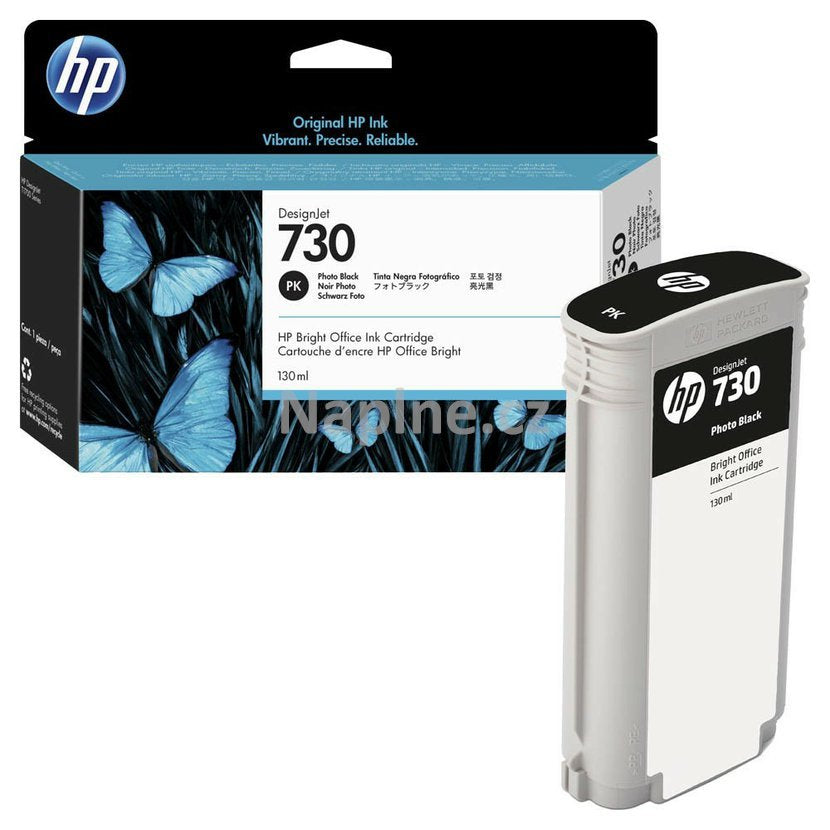 HP Ink Original Photo Black 730/P2V67A PLOTTER/T1700 130ML - S-Tech