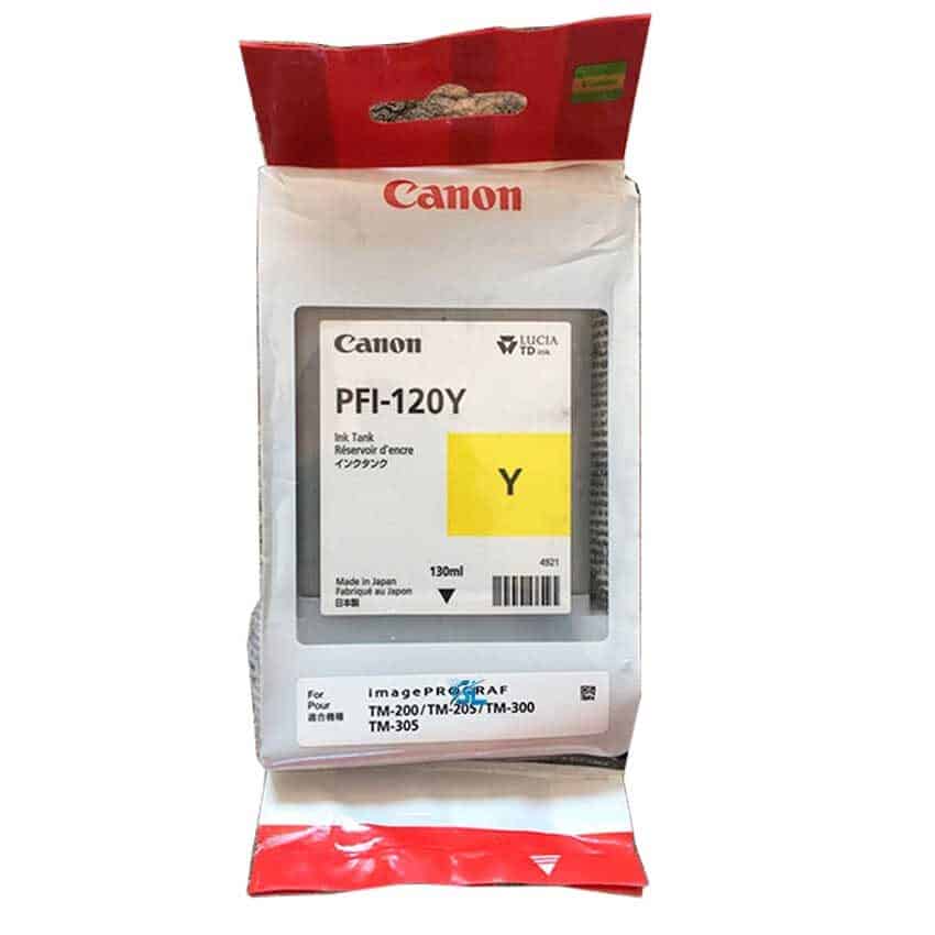 Canon Ink Original Yellow PFI-120 TM200/TM205/TM300/TM305/ TM-350/TM-355/TM-250/TM-255 - S-Tech