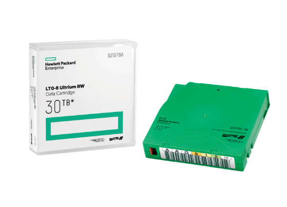 خرطوشة بيانات HP Tape LTO 8 - سعة 30 تيرابايت (Q2078A)