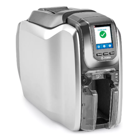 ZC31 Printer Single Side ID Card Printer (100 cards, 1 Color ribbon 250 prints, and Smart Designer Software) | ZC31