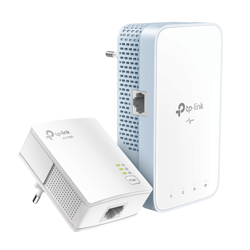 مجموعة TP-Link TL-WPA7517 KIT AV1000 Gigabit Powerline AC750 Wi-Fi Kit