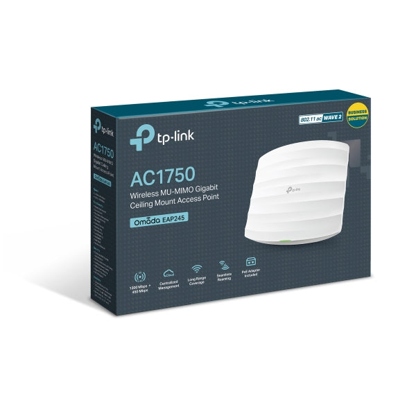 TP-Link EAP245 AC1750 Ceiling Mount Dual-Band Wi-Fi Access Point