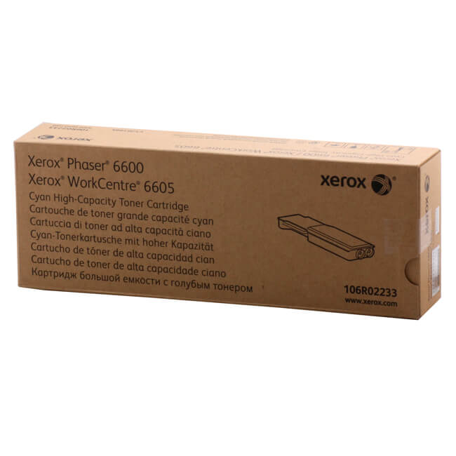 Xerox Toner Original Cyan 106R02233 6600/6605