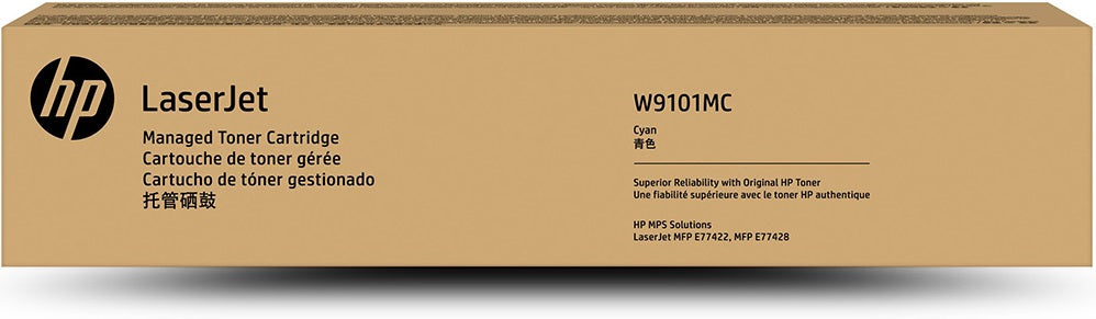 حبر HP LASERJET MANAGED الأصلي W9101MC CYAN MFP E77422 وE77428