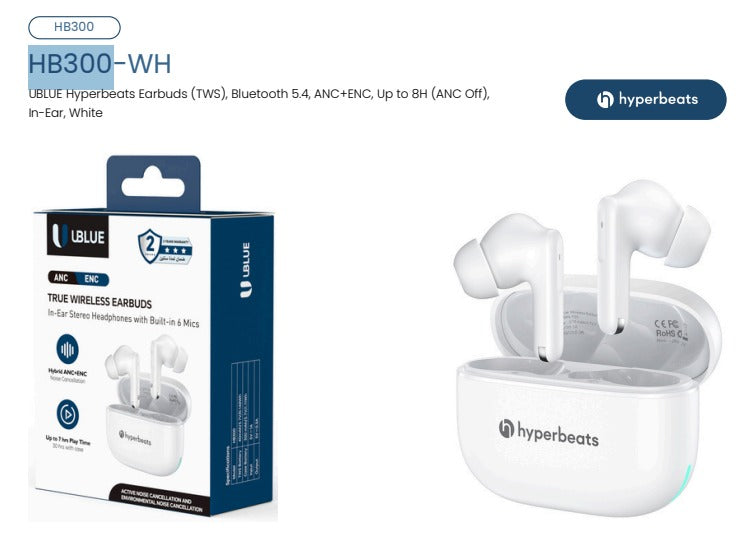UBlue Hyper Beats Earbuds (HB300)