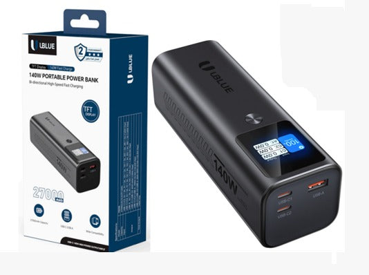 UBlue Laptop Portable Charger 140W Power Bank 27000mAh,PD 3.1 (PB008)