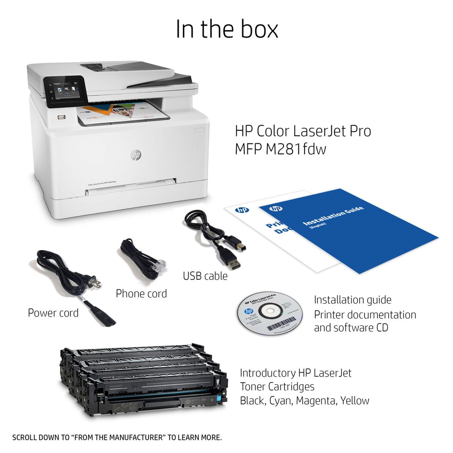HP Color LaserJet Pro MFP M281fdw/