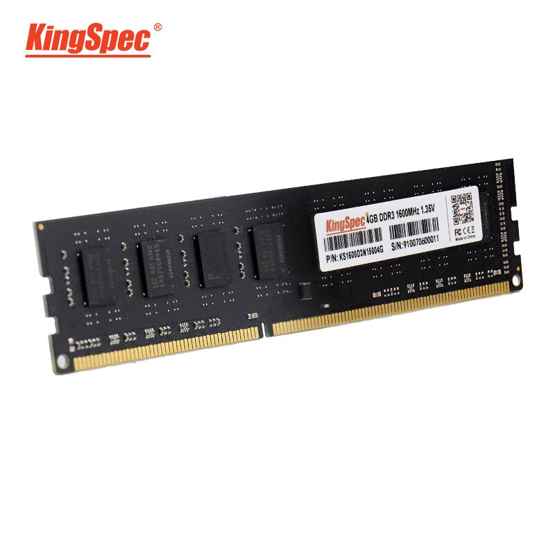 ذاكرة الوصول العشوائي DDR3 KINGSPEC 4GB للكمبيوتر الشخصي