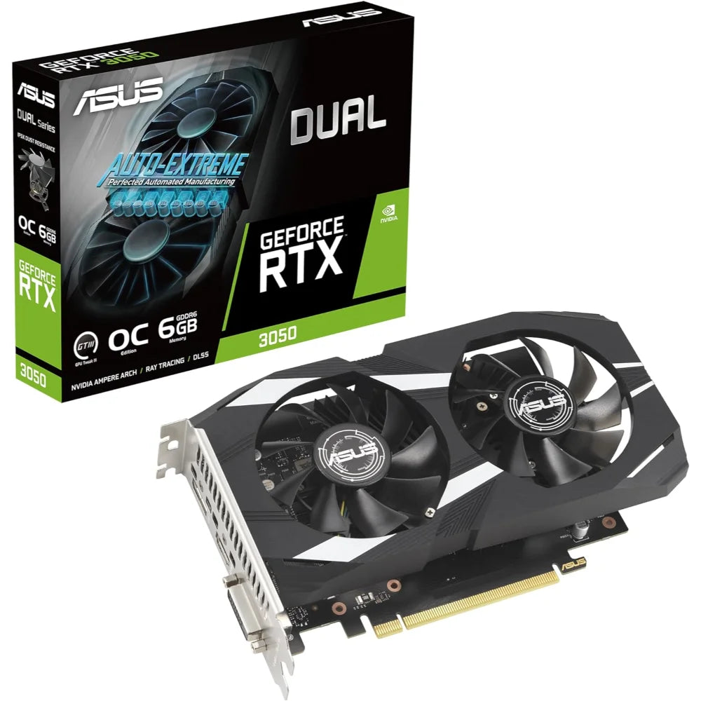 ASUS GeForce RTX 3050 | 6GB GDDR6 | Gaming Graphics Card