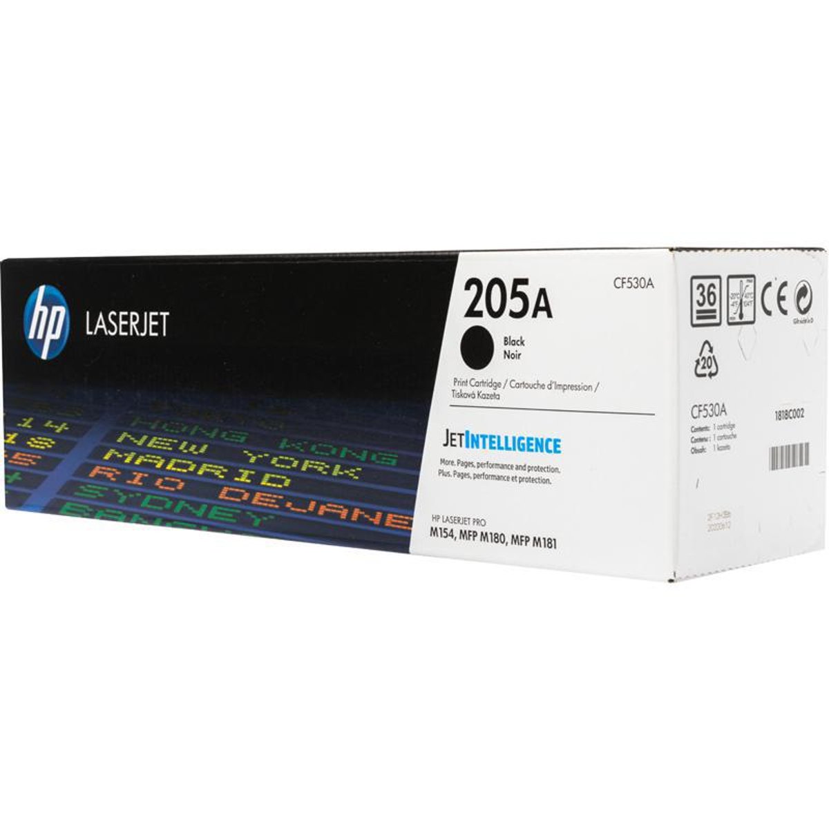 HP Toner Original 205A/CF530A Black MFP-M180/181