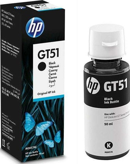 زجاجة حبر HP الأصلية باللون الأسود GT51/MOH57AE