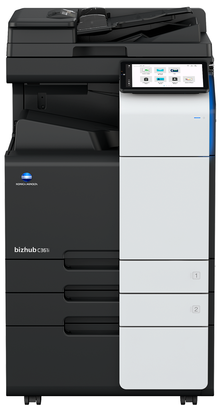 طابعة كونيكا مينولتا ملونة جديدة C361i+DF632+DK-516-
