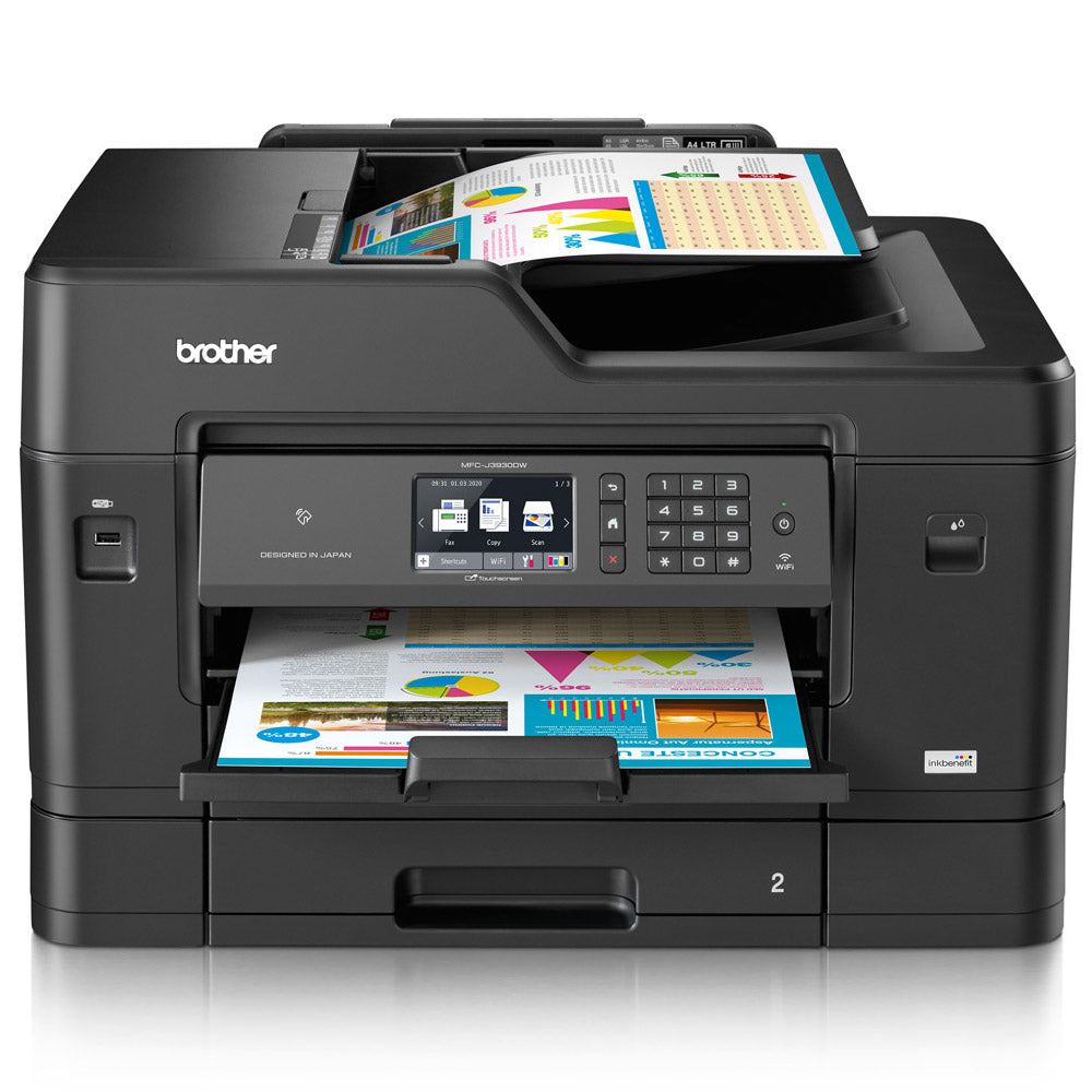 طابعة Brother MFC-J3930DW-A3/A4 ملونة متعددة الوظائف نافثة للحبر