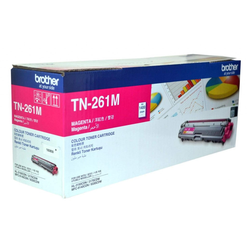 Brother Toner Original Magenta TN-261 HL-3150/3170/MFC-9140//9330CDW - S-Tech