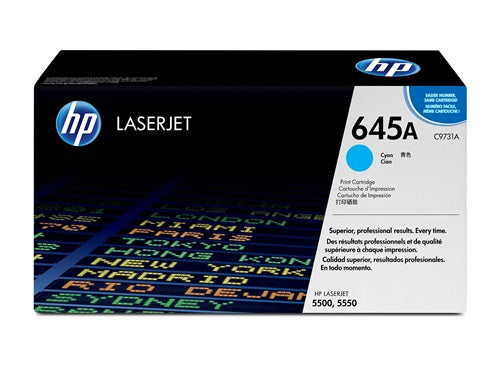 حبر HP أصلي سماوي 645A/C9731A / LJ-5500/5550