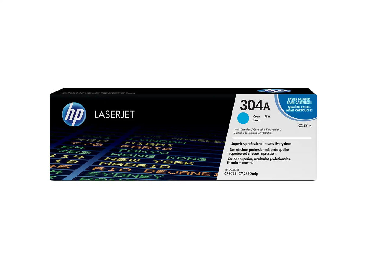 HP Toner Original Cyan 304A/CC531A CM2320/CP2025