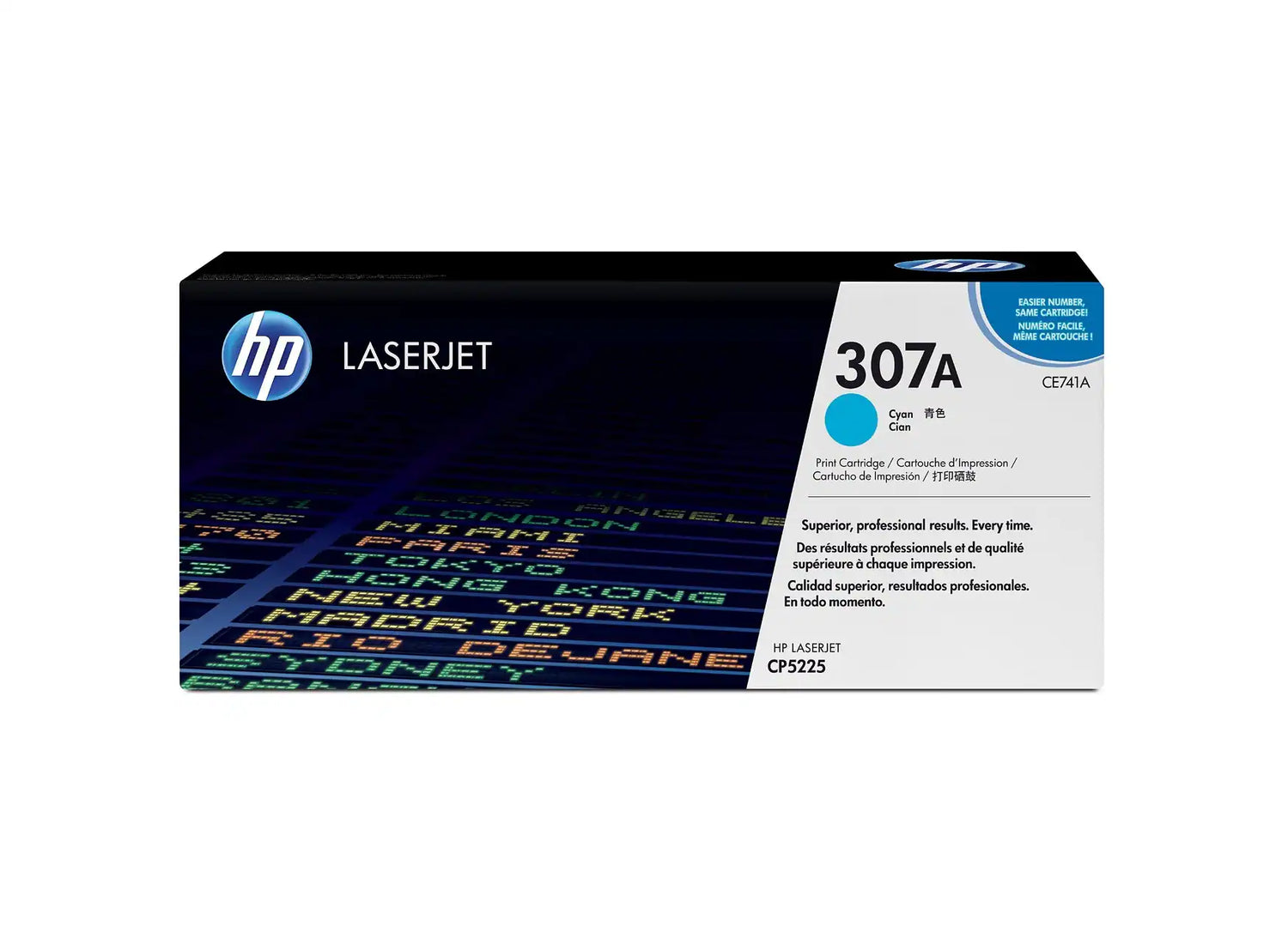 HP Toner Original 307A/CE741A Cyan LJ-5225