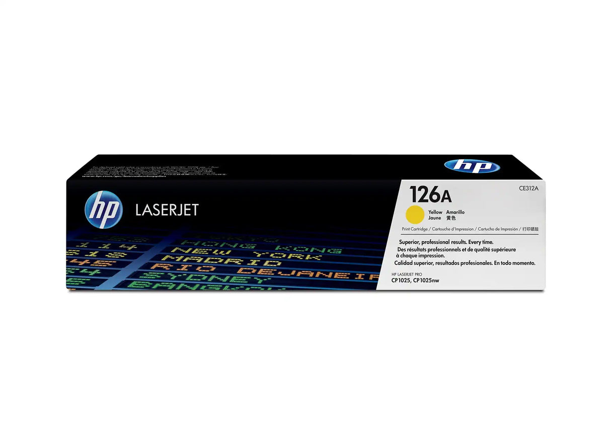HP Toner Original 126A/CE312A Yellow CP1025