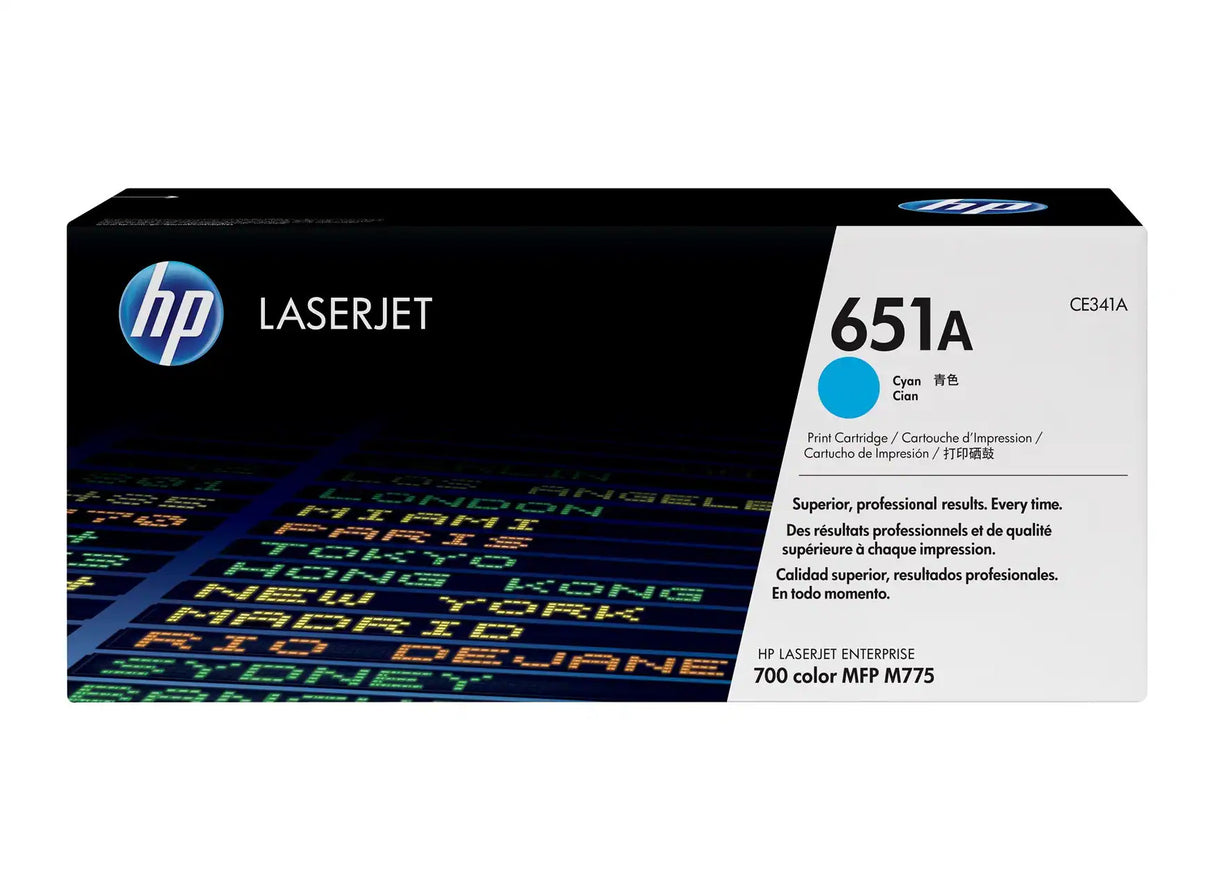 HP Toner Original Cyan 651AH / CE341AH 700 / M775