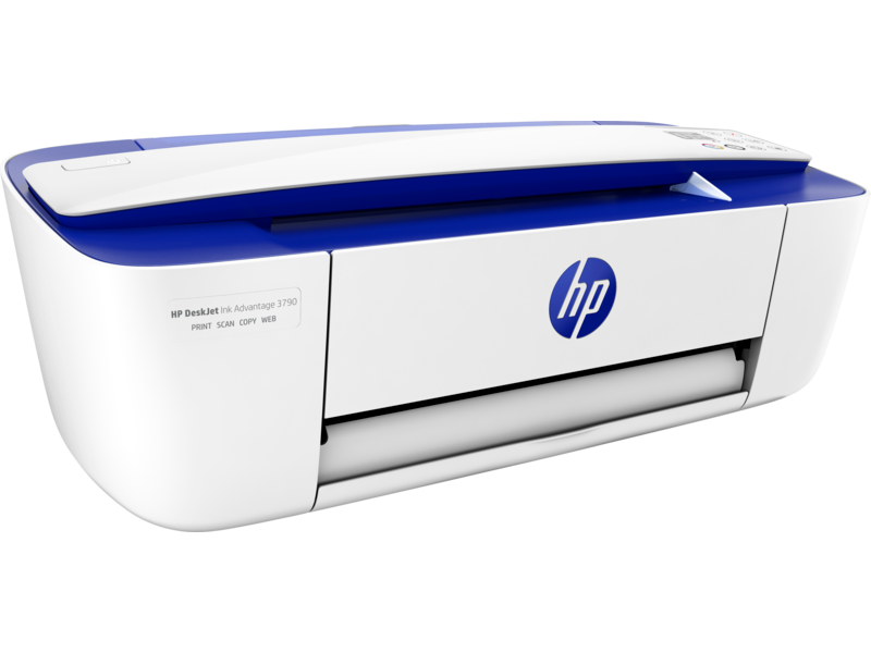 طابعة HP DeskJet Ink Advantage 3790/T8W47C الكل في واحد، لاسلكية، طباعة، نسخ، مسح ضوئي - أزرق